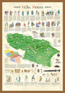 mapa velka morava
