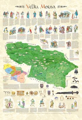 mapa velka morava