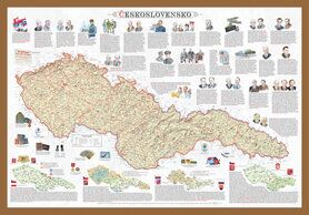 mapa ceskoslovensko