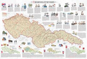mapa ceskoslovensko